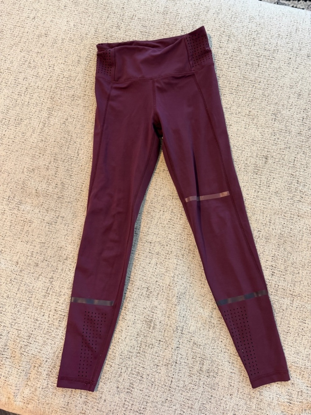 Lilybod High-Waist Burgundy Active Leggings